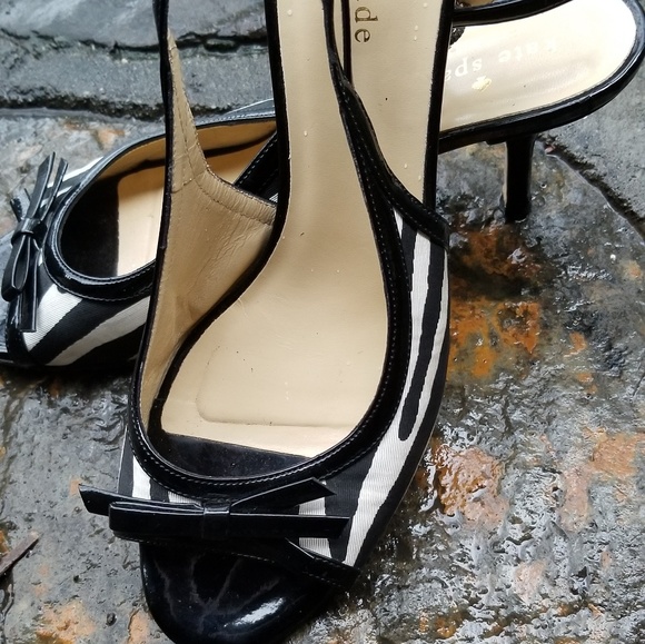 🖤 kate spade Zebra Print Heels 🖤 - Picture 2 of 3